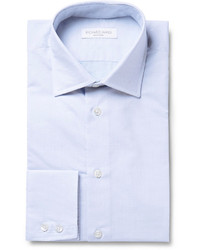 Richard James Blue Pin Dot Cotton Shirt