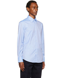 Brunello Cucinelli Blue Slim Fit Shirt