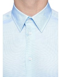 Armani Collezioni Bone Collar Pinpoint Oxford Shirt