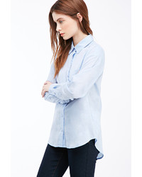 Forever 21 Boxy Button Down Shirt
