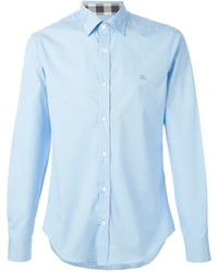 Men's Light Blue Dress Shirts by Burberry | Lookastic