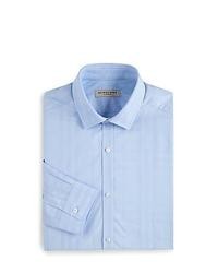 Burberry London Cotton Dress Shirt City Blue