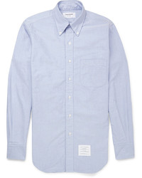 Thom Browne Button Down Collar Cotton Oxford Shirt