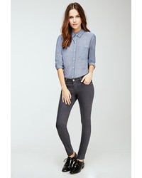 Forever 21 Classic Chambray Shirt