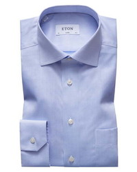 Eton Classic Fit Solid Dress Shirt