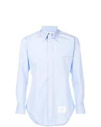 Thom Browne Classic Long Sleeve Solid Poplin Dress Shirt