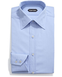 Tom Ford Classic Solid Dress Shirt Light Blue