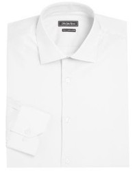 Saks Fifth Avenue Collection Trim Fit Dress Shirt Cotton Shirt