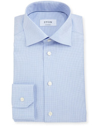 Eton Contemporary Fit Diamond Texture Dress Shirt
