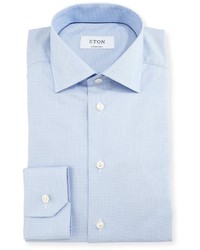 Eton Contemporary Fit Micro Pattern Brocade Dress Shirt