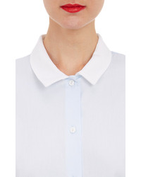Carven Contrast Collar Oxford Cloth Shirt