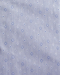 Kiton Diamond Dobby Dress Shirt Blue