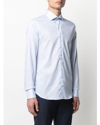 Canali Embroidered Button Down Shirt