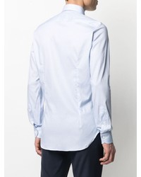 Canali Embroidered Button Down Shirt