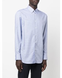 Brioni Embroidered Button Down Shirt