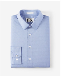 Express Extra Slim Fit Easy Care Micro Dot 1mx Dress Shirt