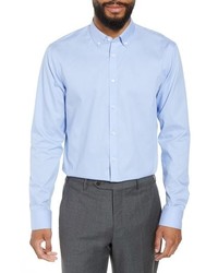 Nordstrom Men's Shop Extra Trim Fit Non Iron Solid Dress Shirt