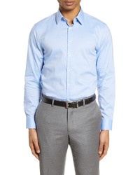 Nordstrom Fit Non Iron Solid Stretch Dress Shirt