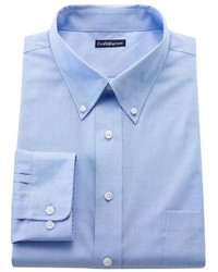 croft & barrow Fitted Easy Care Button Down Collar Dress Shirt