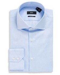 Hugo Boss Gerald Regular Fit Spread Collar Cotton Dress Shirt