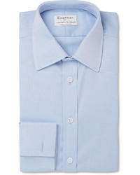 Turnbull & Asser Kingsman Blue Cotton Twill Shirt