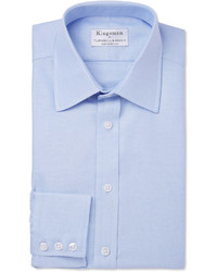 Kingsman Turnbull Asser Blue Royal Oxford Cotton Shirt