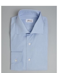 Brioni Light Blue Adera William Spread Collar Dress Shirt