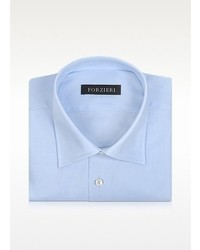 Forzieri Light Blue Cotton Dress Shirt