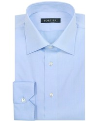 Forzieri Light Blue Non Iron Cotton Dress Shirt