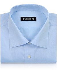 Forzieri Light Blue Non Iron Cotton Dress Shirt