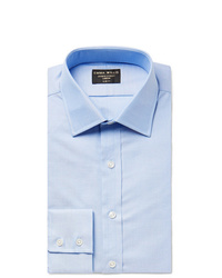 Emma Willis Light Blue Slim Fit Cotton Oxford Shirt