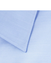 Ermenegildo Zegna Light Blue Slim Fit Cotton Shirt