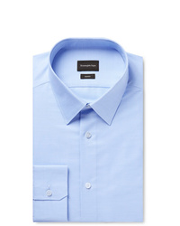Ermenegildo Zegna Light Blue Slim Fit Cotton Shirt