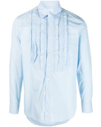 PT TORINO Long Sleeve Bib Collar Shirt