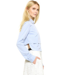 Tome Long Sleeve Cropped Shirt