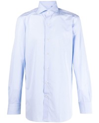 Finamore 1925 Napoli Long Sleeve Wingtip Collar Shirt
