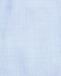 Giorgio Armani Micro Neat Dress Shirt Light Blue