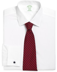Brooks Brothers Non Iron Madison Fit Spread Collar French Cuff Dress Shirt