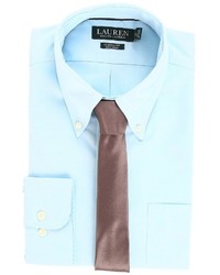 Lauren Ralph Lauren Non Iron Pinpoint Classic Fit Button Down Collar Dress Shirt Clothing