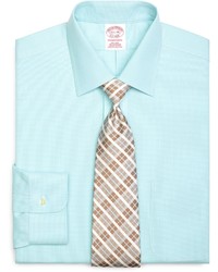 Brooks Brothers Non Iron Regent Fit Houndstooth Dress Shirt