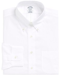 Brooks Brothers Non Iron Traditional Fit Button Down Collar Dress Shirt