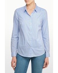 NYDJ Fit Solution Button Front Stripe Shirt