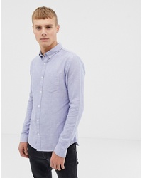 New Look Oxford Shirt In Regular Fit In Light Blue