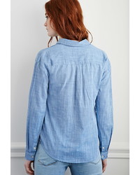 Forever 21 Patch Pocket Cotton Shirt