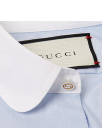 Gucci Penny Collar Cotton Oxford Shirt