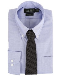 Lauren Ralph Lauren Pinpoint Classic Button Down Shirt Long Sleeve Button Up