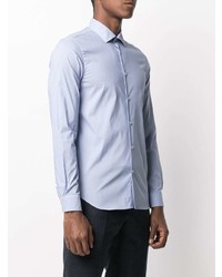 Manuel Ritz Pinstripe Cotton Blend Dress Shirt