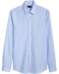 H&M Premium Cotton Shirt Light Blue