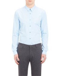 Paul Smith Ps Contrast Cuff Shirt Blue