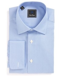 David Donahue Regular Fit Solid Dress Shirt